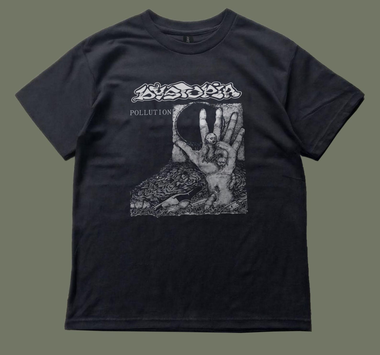 Dystopia Pollution Tee,unisex,graphic tee 3XL