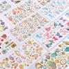 SANNIX Glitter Stickers for 14 Reward Planner Puffy 3D Reward Planner Marine Flower Girls, Sheets, Stickers, Stickers, Stickers, Glitter, Heart,
