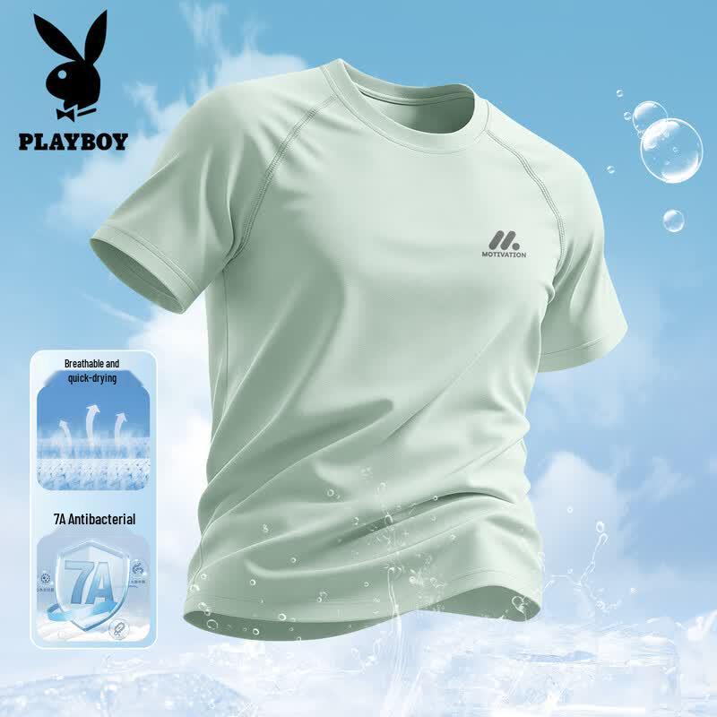 Playboy Men s 2026 Summer Quick-Dry Cooling T-shirt M
