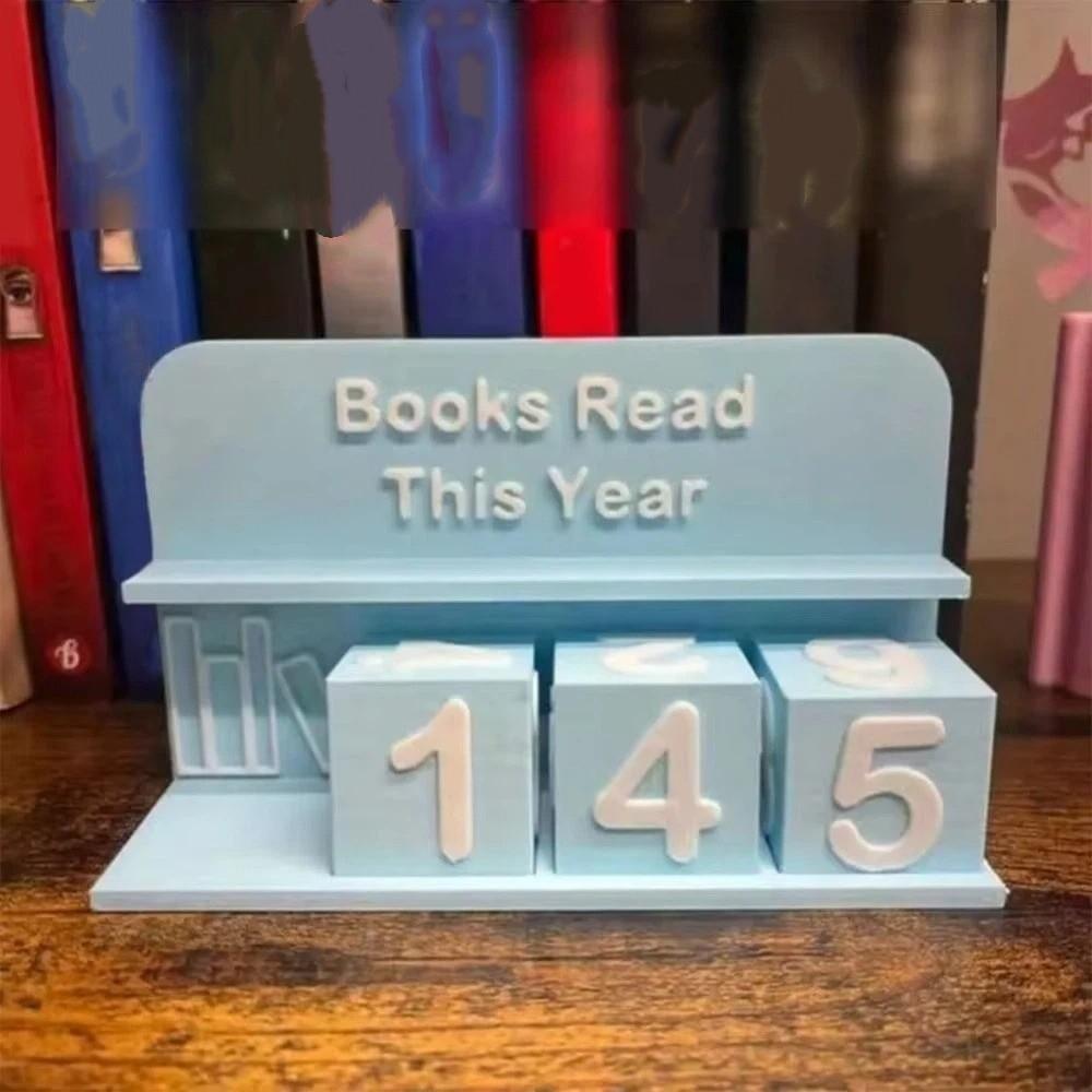 Kunststoff Buch Lesezähler Verschleißfest Buch Zähl Ornament Buch Zähl Anzeige