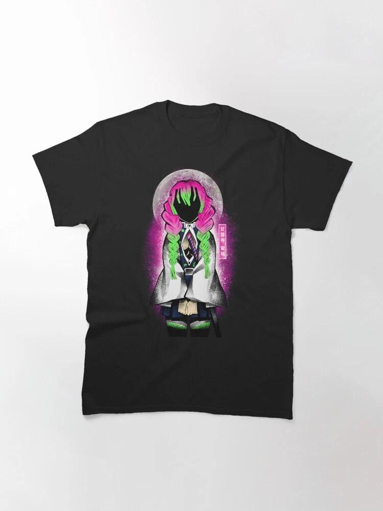 Anime Kanroji Love Hashira Demon Slayer Basic T Shirt S