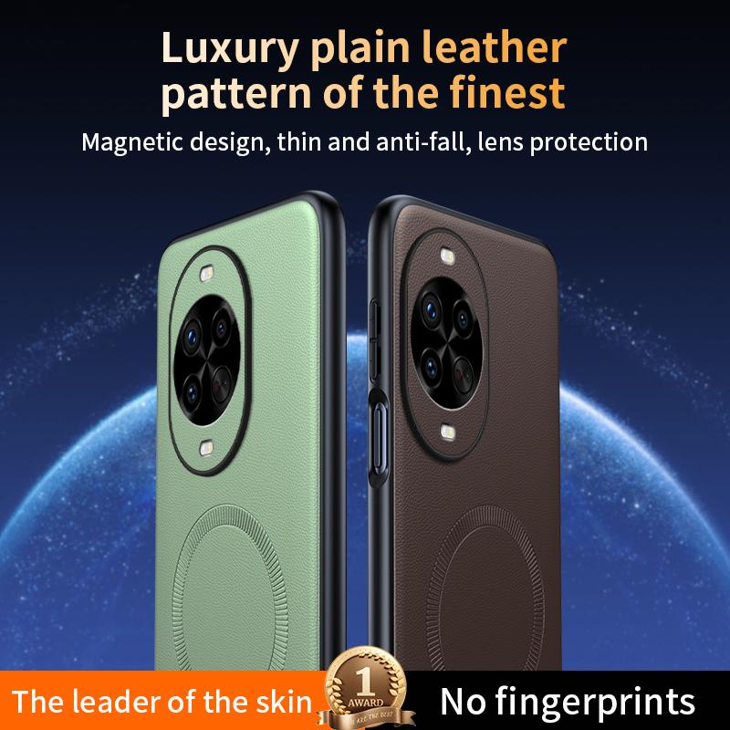 For Huawei Nova 14 Pro Case Magnetic Leather Shield Cover For Huawei Nova 14 Pro High Quality Anti-Fingerprint Non-Slip PC+TPU