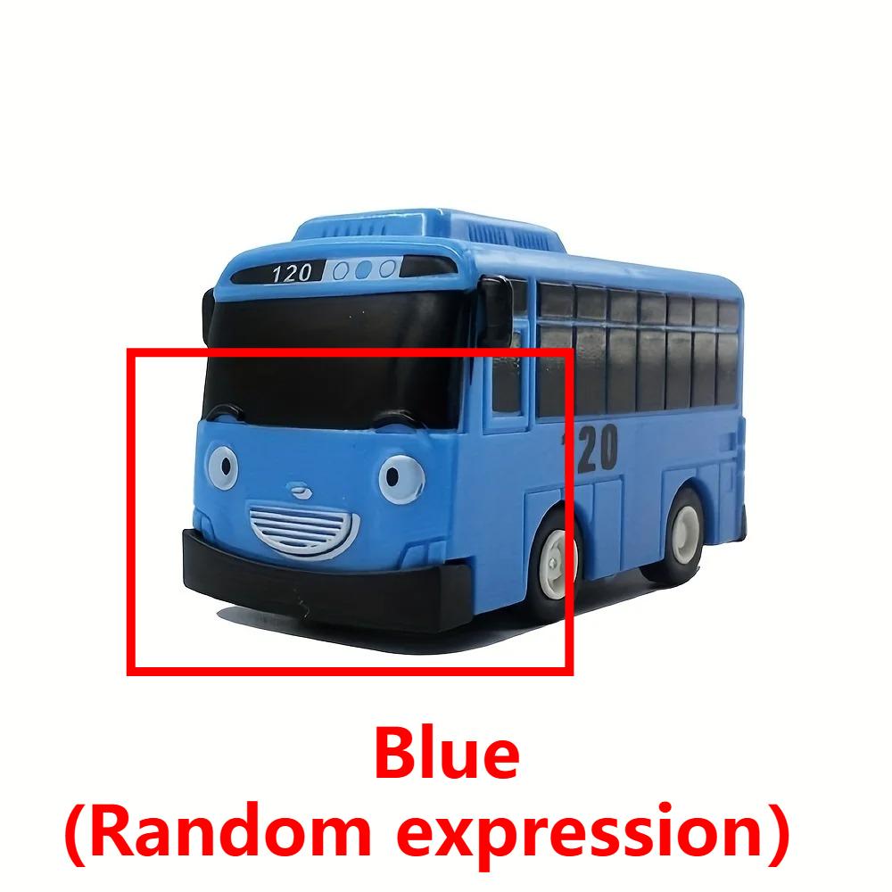 Small Bus Cars Plaything Pull Back Motor Vehicle Ride Car Toys For Kids Young Boys Girls Friction Powered City Bus Party Favors For Toddlers
