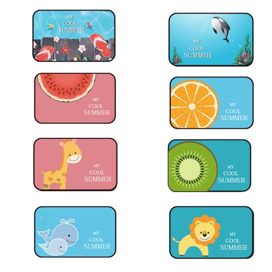 Cartoon Sun-Protect Car Side Back Window Sunshade Summer Magnetic Shield Curtain