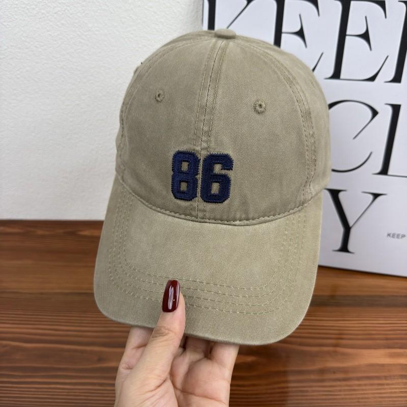 Baseball Cap For Men And Women With Embroidered Letter Design For Street Style And Sun Protection