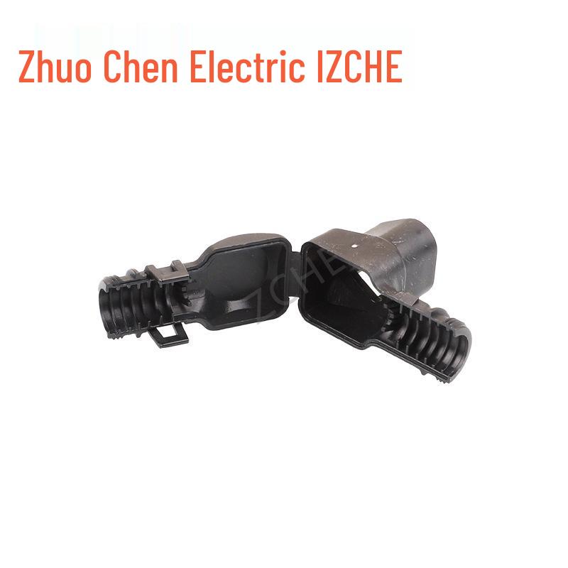 DT06-3S Connector with Snap-on Corrugated Tube and Tail Clip 1011-232-0305/1011-260-0305