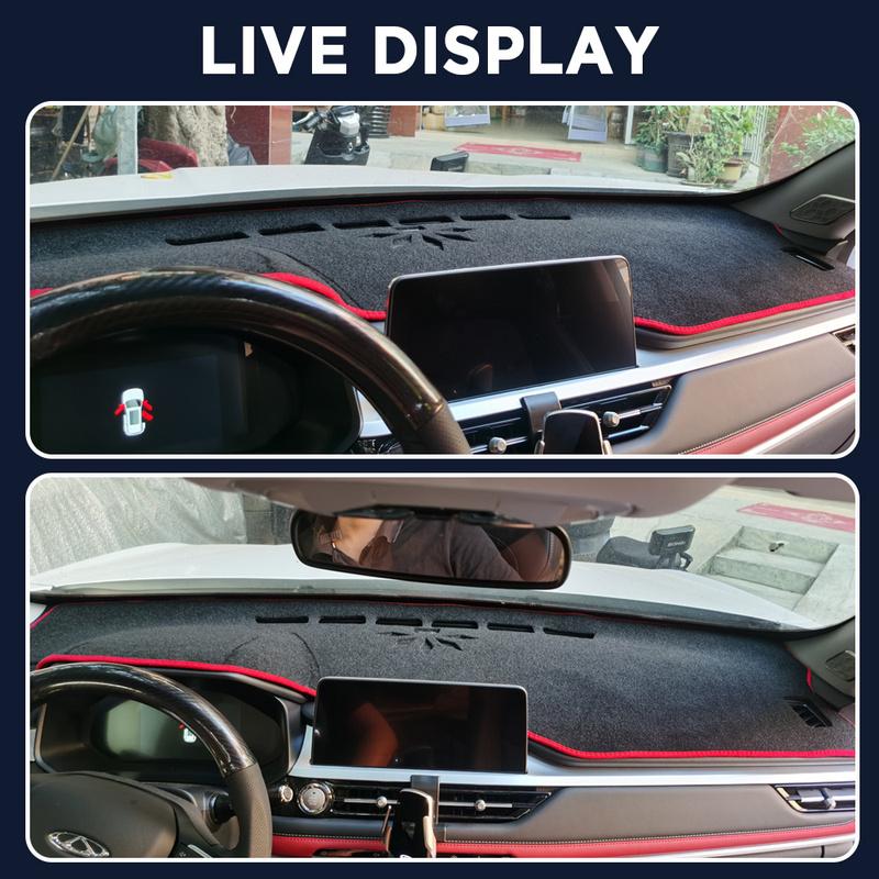 Für CHERY TIGGO 4 Pro -2024 Auto Armaturenbrett Abdeckung Matte Sonnenschutz Pad Vermeiden Licht Matte Instrument Teppich Schutz Zubehör