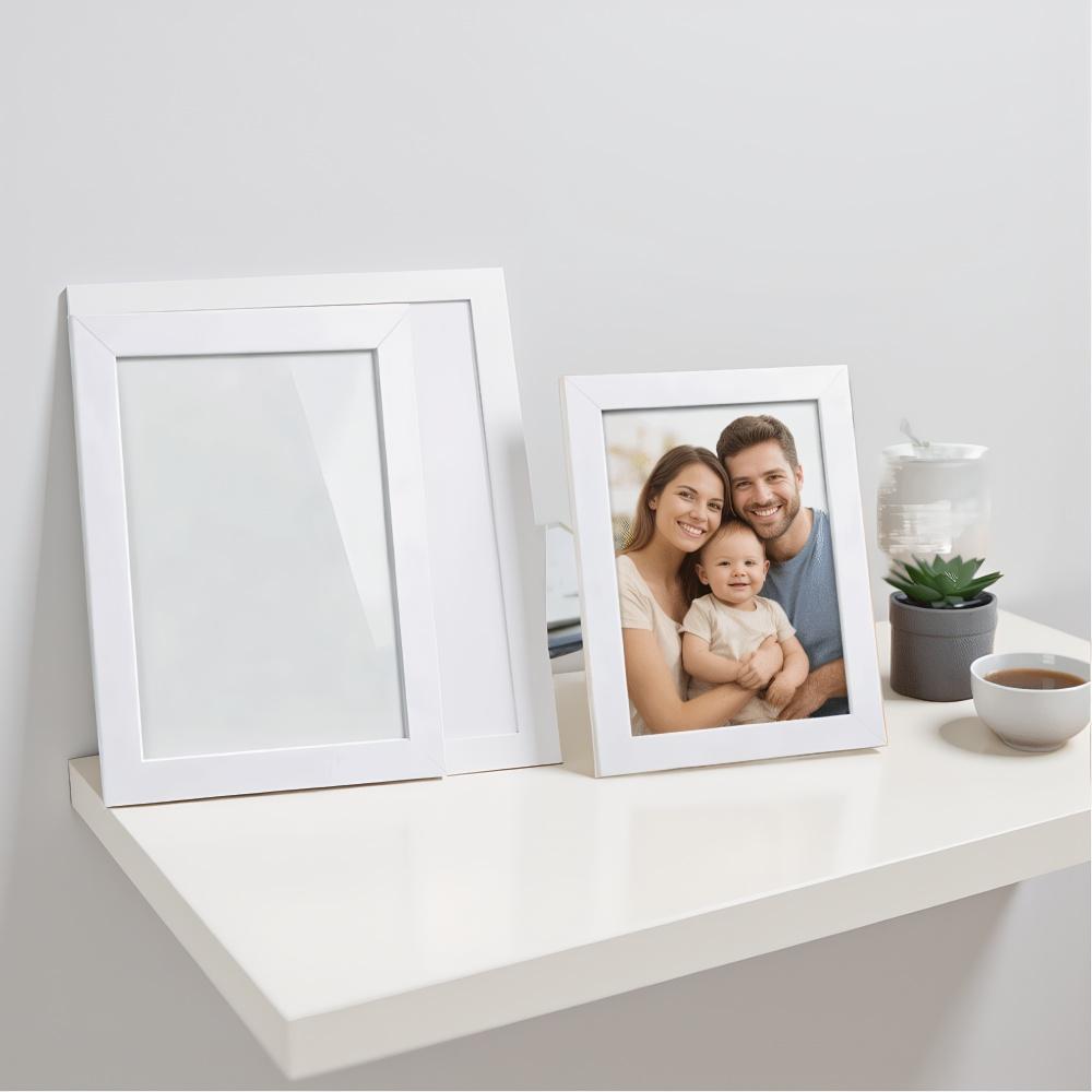 New 5/7/8 Inch Wooden Photo Frame Shadow Box Wall Decor Picture Display Frame Desktop Ornament Home
