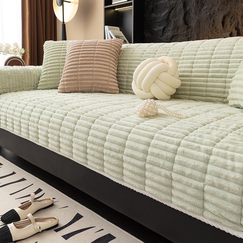 

Autumn And Winter Thickened Non-Slip Plush Sofa Cushion Thickened Warm Seat Cushion All-Inclusive Sofa Towel Cover 180*230cm