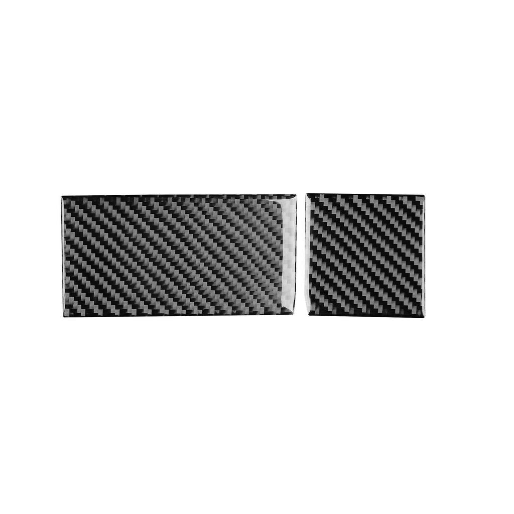 Carbon Fiber Interior Parts for Honda Accord 03-07: Steering Wheel, Window Lifters, Center Console, and Instrument Panel.