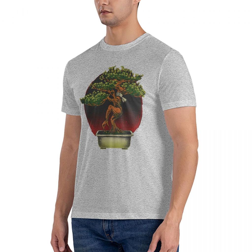 T-shirt Karate Kid The Karate Bonsai Print Men Tee Shirts Top Y2k Harajuku Tops Street Fashion
