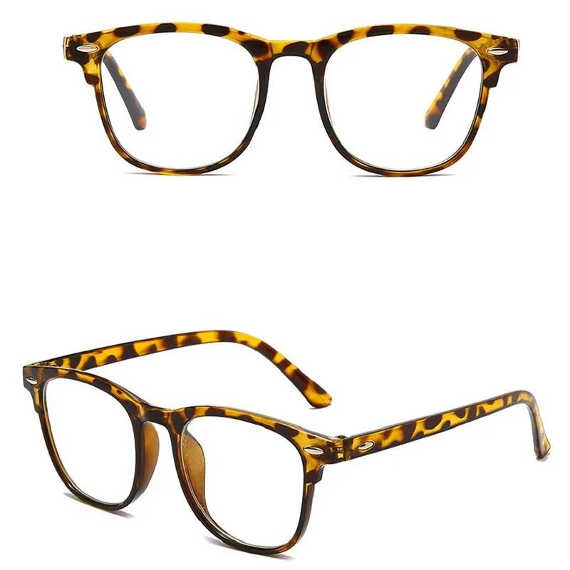 New Anti-blue Light Rice Nail Near Sight Glasses Men Women Finished Myopia Glasses Vintage Oval Frame Nearsighted Glasses