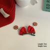 2024 Parent-Child Red New Year Bow Hair Clip: Prosperous Festive Accessory for Bangs