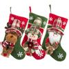 Cartoon Christmas Socks Santa Claus Christmas Decoration Kawaii Candy Socks  Party Supplies