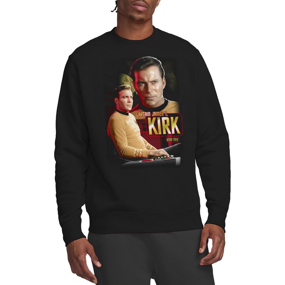 STAR TREK Unisex Adult Captain Kirk Sweatshirt
