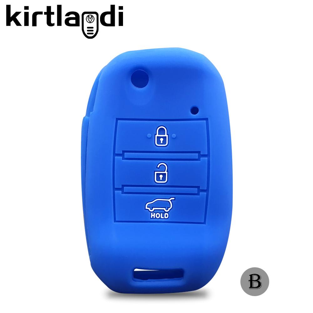 Silikonowy Pokrowiec na Kluczyk Uchwyt Brelok dla Kia Rio GTLine X-line Sorento Optima 3 Cerato K4 Sportage Ceed KX K4 K5 Sorento Prime 3