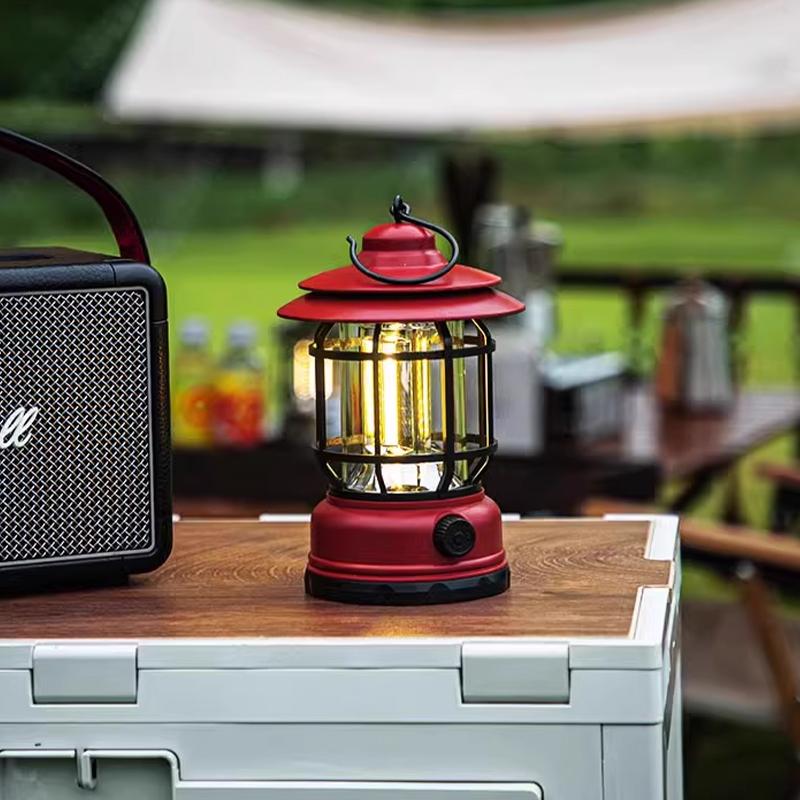 Camping Light Solar-Powered Long-Lasting Rechargeable Portable Lighting Lamp