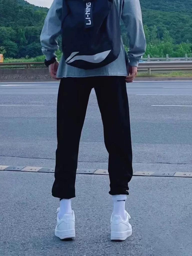 Pantalons de Basketball Nacc pour Hommes, Style Jogging, Printemps et Automne, Pantalons de Survêtement d'Entraînement Style Américain, Pantalons de Sport Amples Décontractés