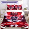 Arsenal Football Player Personalized Name Bed Linens Suitable for Living Rooms Wrinkle Resistant Custom Room Decor Birthday Christmas Gift Idea