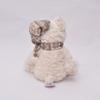 High Quality Christmas White Bear Wearing Hat Scarf Festive Stuffed Toy Christmas Gift Decoration  Teddy Bear Gift