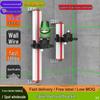 Multi-Functional Infrared Spirit Level with Adjustable Wall Mount and Lifting Support Rod