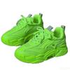 Casual sports shoes for women in summer  breathable mesh thick sole for increased height fashionable simple women's shoes