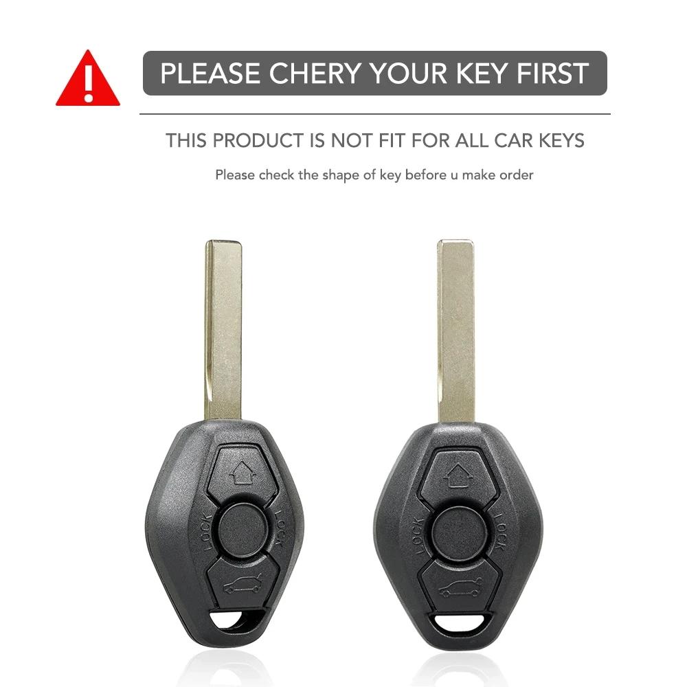 Silicone Remote Car Key Cover Holder Key Case For Bmw E46 E39 E53 X5 X3 E83 X3 Serie 7 5 3 330I Accessories Keychain
