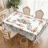 Spring/Summer Pastoral, Square/Round Table Cloths, Floral Patterns, Table Decorative Cloths Rose Vines