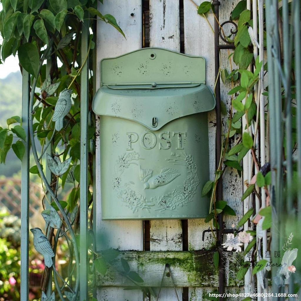 Classic Wall Mounted Mailbox for Home and Garden Decor