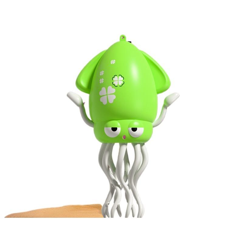 

Танцующий Кальмар Индукционный Лежащий Плашмя Кальмар с Музыкой и Светом Детские Электронные Игрушки-Питомцы Интерактивные Развивающие Игрушки Подарки для Времяпрепровождения на Животе светло-зеленый