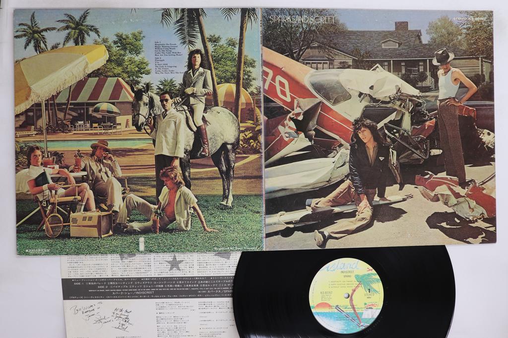 LP Record SPARKS - Indiscreet ILS80362 ISLAND 1975 Japan Rock Used