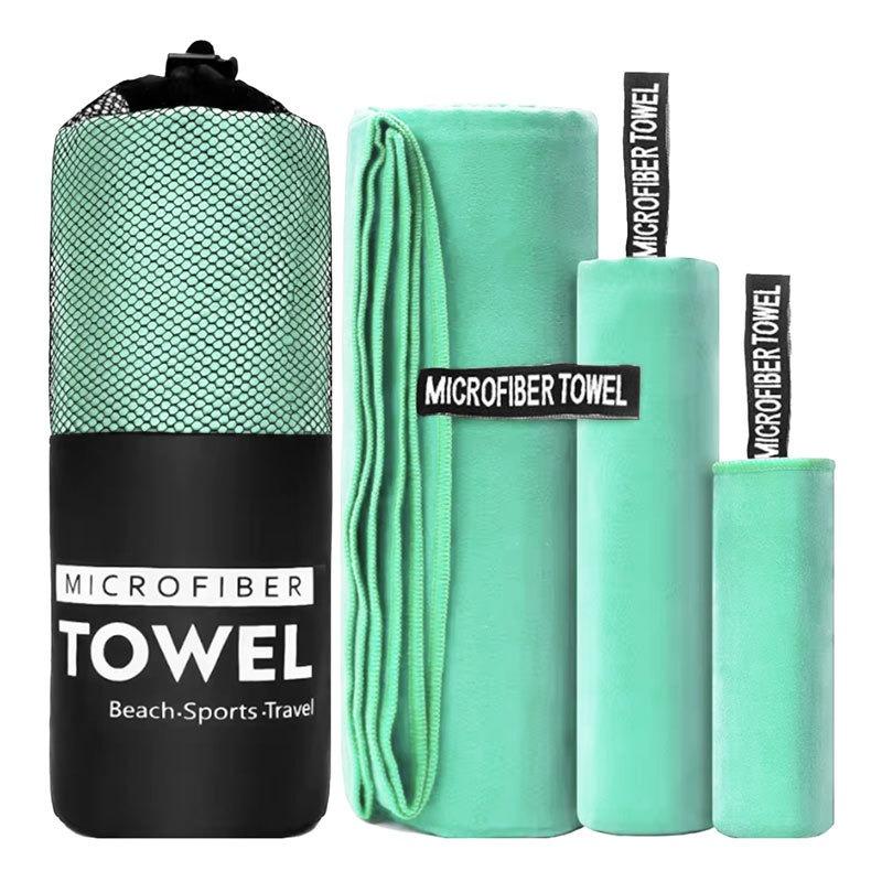 3PCS/Set Microfiber Workout Towels For GYM Sweat Quick Dry Sports Towel for Yoga, Running, Camping, Beach, Swimming Pool& More