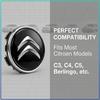 4Pcs 60MM Car Wheel Center Hub Cap Tire Rim Cover Decoration For Citroen C1 C2 C3 C4 C4L C5 C6 C8 DS3 DS4 DS5 DS6 LS Berlingo Picasso c elysee