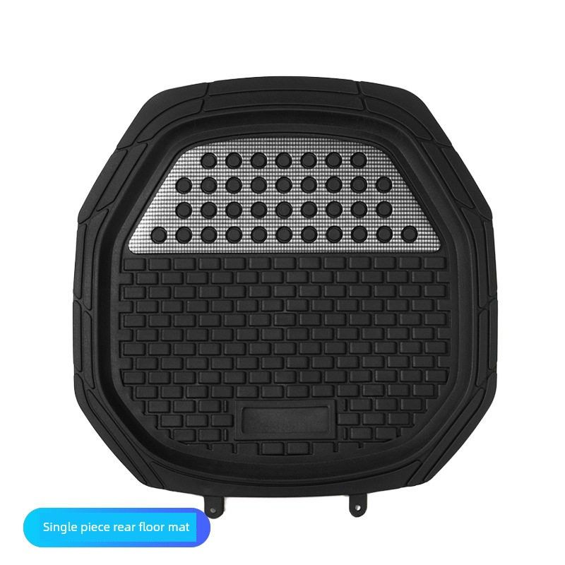 

Single-Piece Car Floor Mat for the Driver s Seat, Waterproof, Non-Slip, Dirt-Resistant, Cuttable Silicone Carpet-Style Foot Mat Rear Single Panel