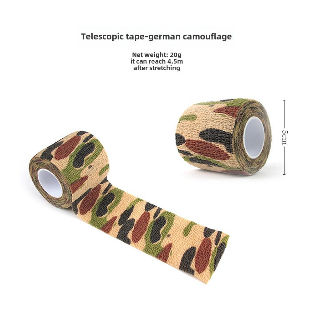 Bandă de camuflaj retractabilă autoadezivă pentru vânătoare, ciclism, mașini
