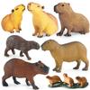 Children's Realistic Capybara Wild Animal Model Toy Ornament