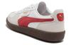 Puma Palermo Leather Puma White Vapor Gray Club Red
