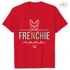 Frenchie Mom T Shirt for Women French Bulldog Dog Graphic Tops Summer Casual Short Sleeve Tees Harajuku Ulzzang Female Clothing