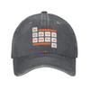 Washed Baseball Cap ATEEZ  Periodic Table Summer Trucker Hat For Unisex Unisex  Fashion Outdoor Gym Sun Baseball Caps