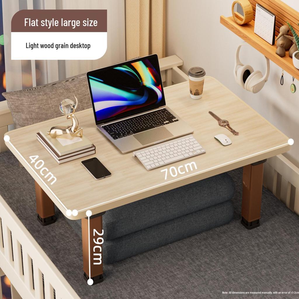 Folding Bedside Laptop Desk: Bay Window & Dorm Use