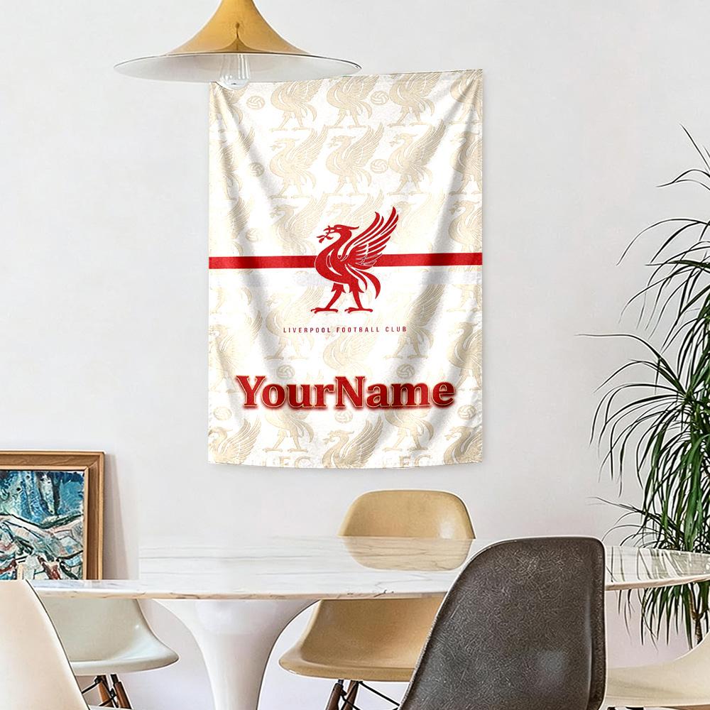 Liverpool Custom Your Name Wall Decor Tapestry Art For Pet Memorial Birthdaywedding Party Backdrop Family Gift