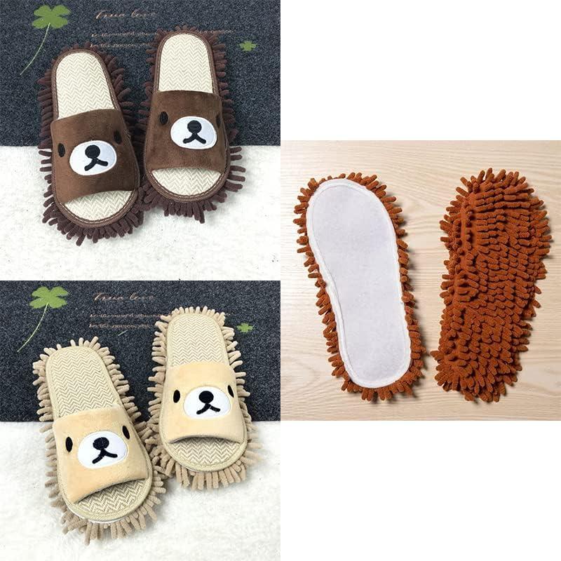 Cleaning Slippers Mop Slippers Wearable Mop Room Shoes Washable Microfiber Cleaning Slippers No Strain on Your Back Floor Mop Cleaning Mop Floor