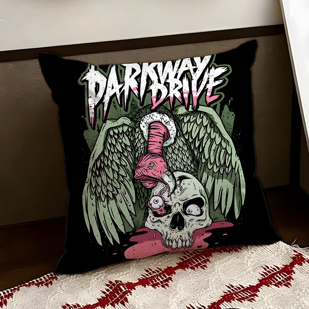 Parkway DDrive Band Cushion Cover Reversible Soft Durable Pillow Cover Home  Car MultiScene Use for Daily Comfort