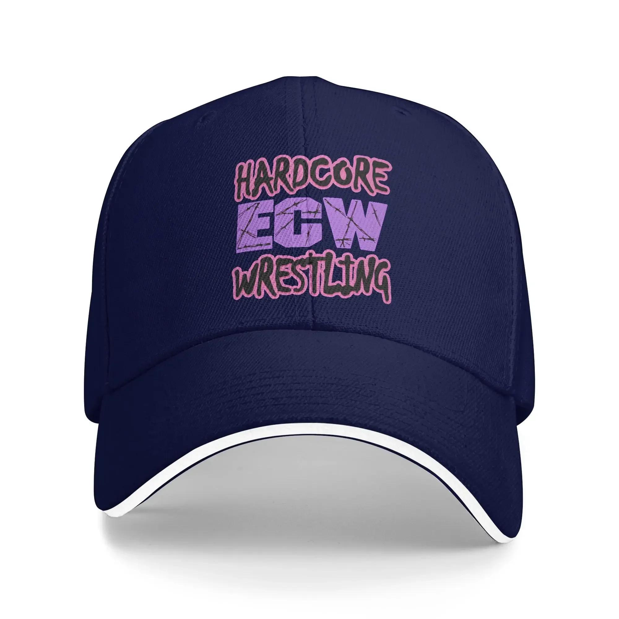 

Ecw Hardcore Wrestling Baseball Cap y2k Retro Men Adult Trucker Hat High Quality Print Kpop Rock Snapback Cap Gift One Size