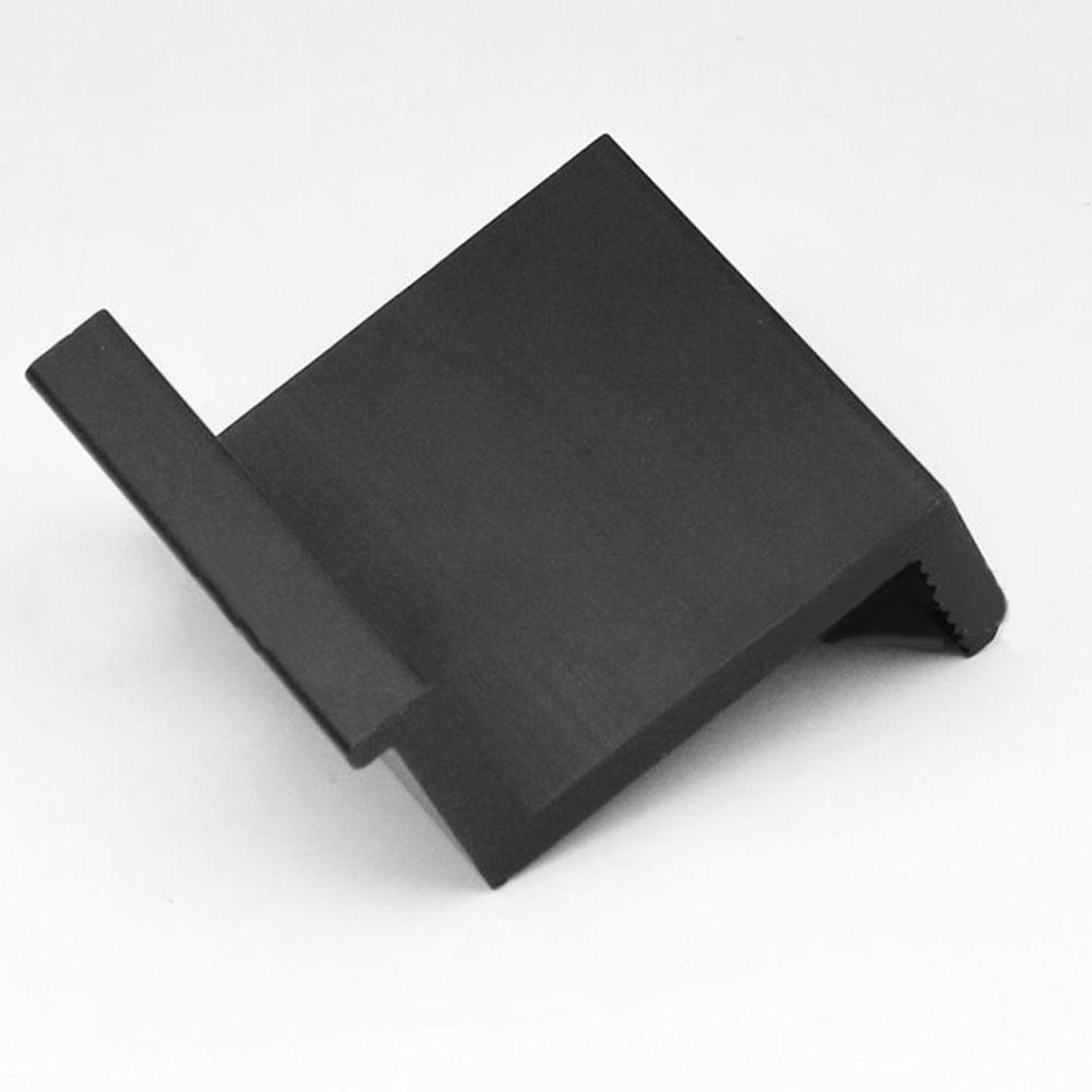 Clemă de capăt din aluminiu Panou solar Negru Rezistență la coroziune Ușor de instalat