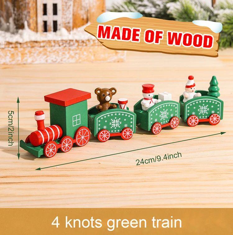 Christmas Train Merry Christmas Decorations For Home 2026 Cristmas Ornament Xmas Navidad Noel Gifts Happy New Year 2026 Gifts