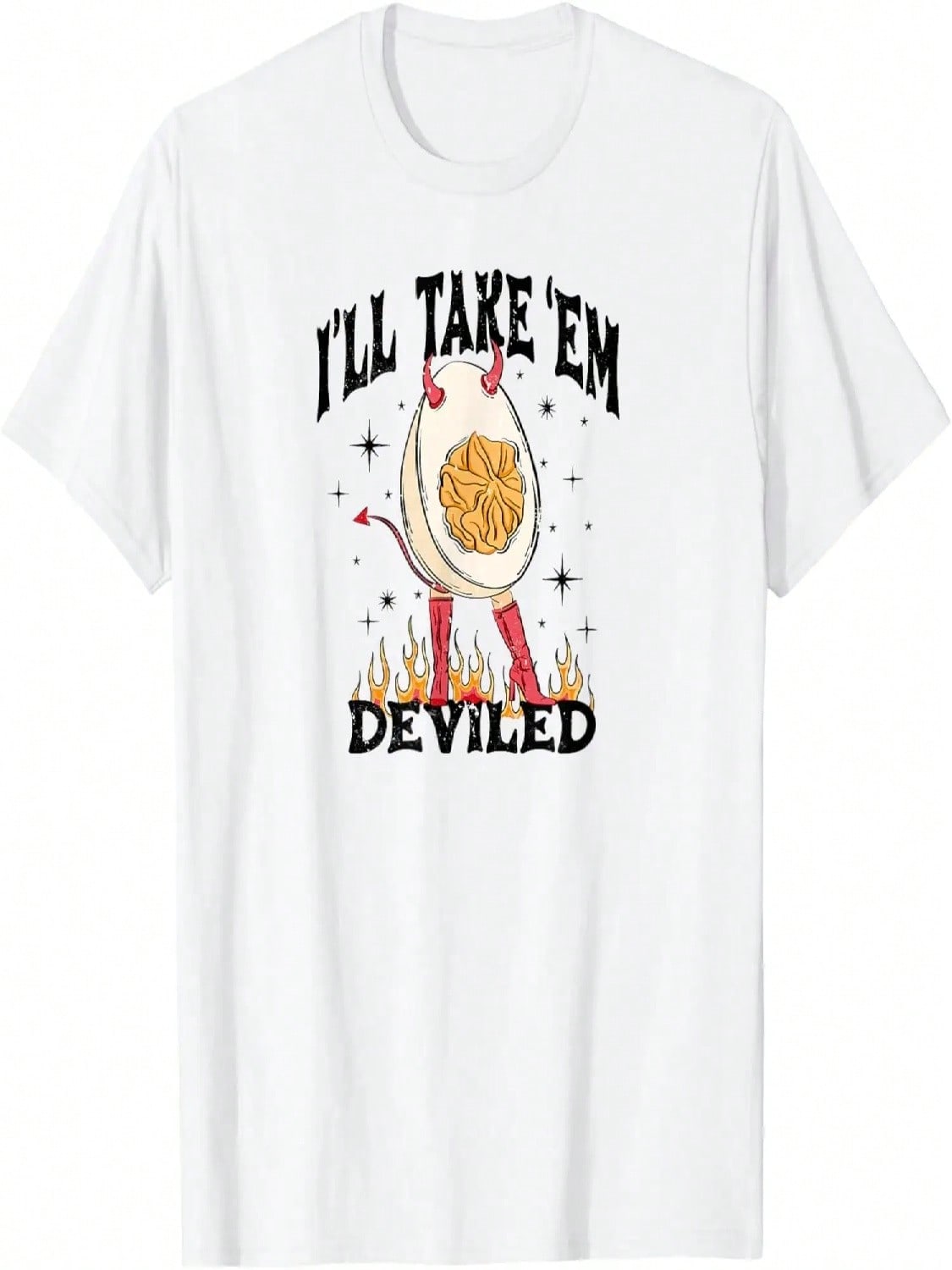 I ll Take Em Deviled Funny Thanksgiving Funny Egg Shirt T-Shirt S