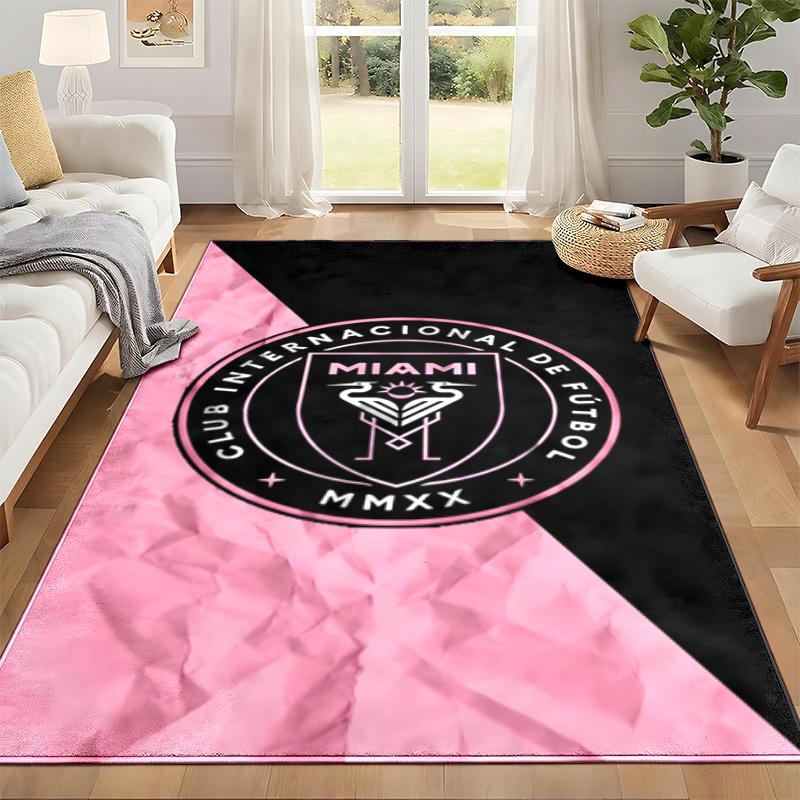 Inter de Miami Carpet Door Mat for Living Room or Bedroom Protective Mat Under Chair Office Decoration Christmas Gift Birthday Present