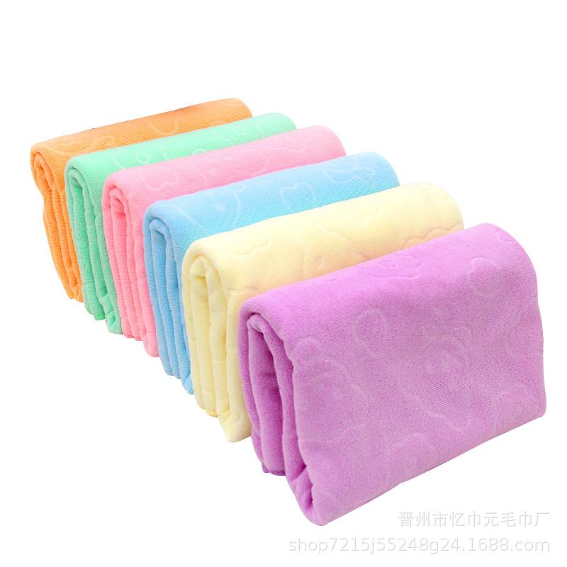 70 * 140 microfiber children's adult swimming bath towel cartoon beach large bath towel