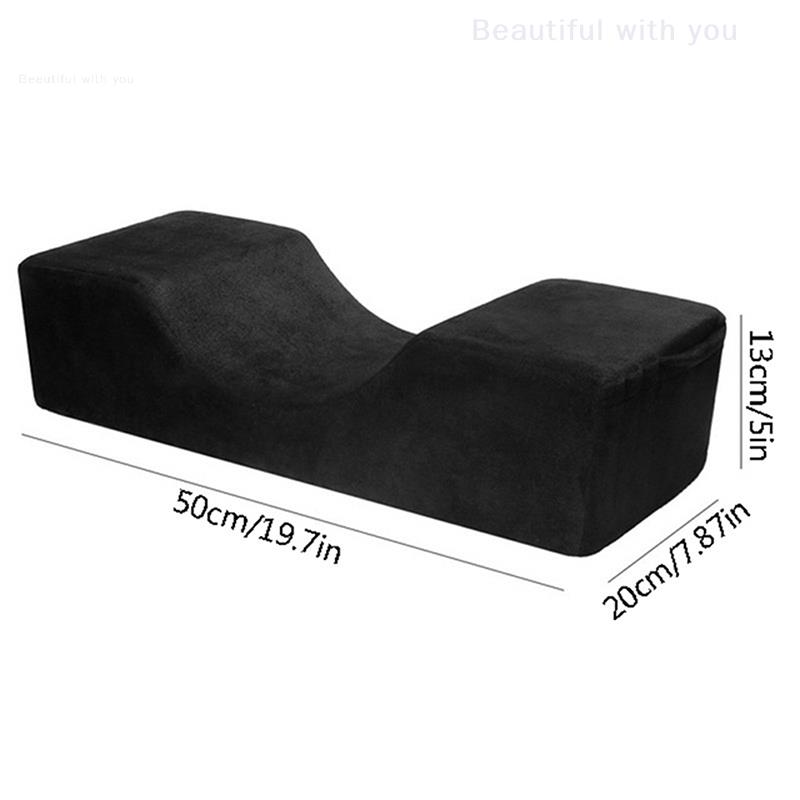 Lash Pillow Neck Support Eyelash Soft Pillow Grafting Eyelashes Memory Foam Eyelash Extension Pillow With Pocket Makeup Salon